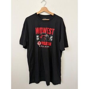 Spartan Midwest Badlands Attica Indiana 2025 T-Shirt – Black – Men's Size 2XL
